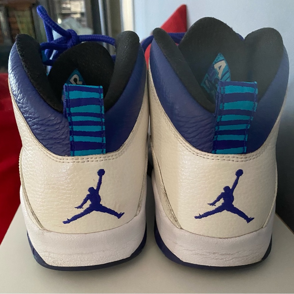 Authentic Air Jordan X “Charlotte Hornets” Mens 10.5 Basketball Shoes (No Box) - Picture 7 of 10